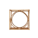 Bonnie Square Rattan Planter Display