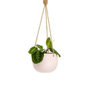 Lolly Ceramic Hanging Planter - Nude