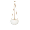 Orbi Hanging Planter Vanilla Small 14cm