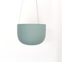 Raw Earth - Medium Hanging Planter Shale Green