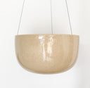 Glazed Earth - Large Hanging Bowl Speckled Clay