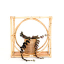 Bonnie Square Rattan Planter Display