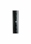 Tension Plant Pole With Hooks - Black