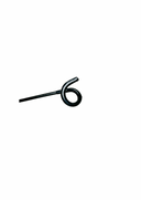 Tension Plant Pole With Hooks - Black
