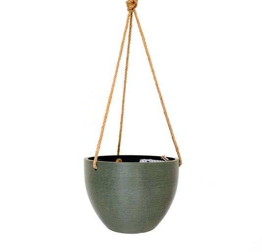 Columbia Small Hanging Planter - Olive