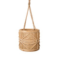 Sunny Hanging Rattan Planter