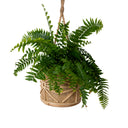 Sunny Hanging Rattan Planter