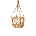 Coral Hanging Rattan Planter