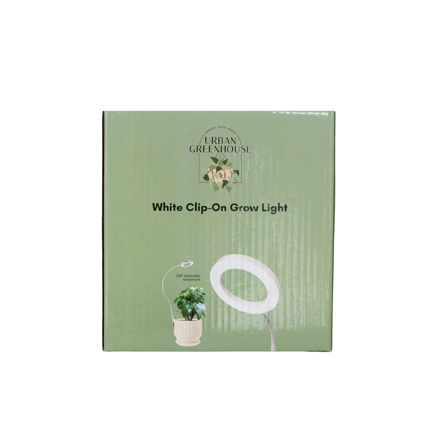 Indoor Grow Light With Clip SET OF 4 - White