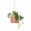 Pearl Rattan Hanging Planter
