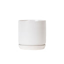 Oslo Medium Ice White Decorative Planter