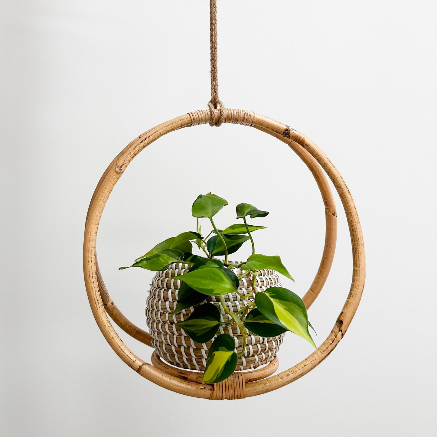 Olivia Rattan Planter