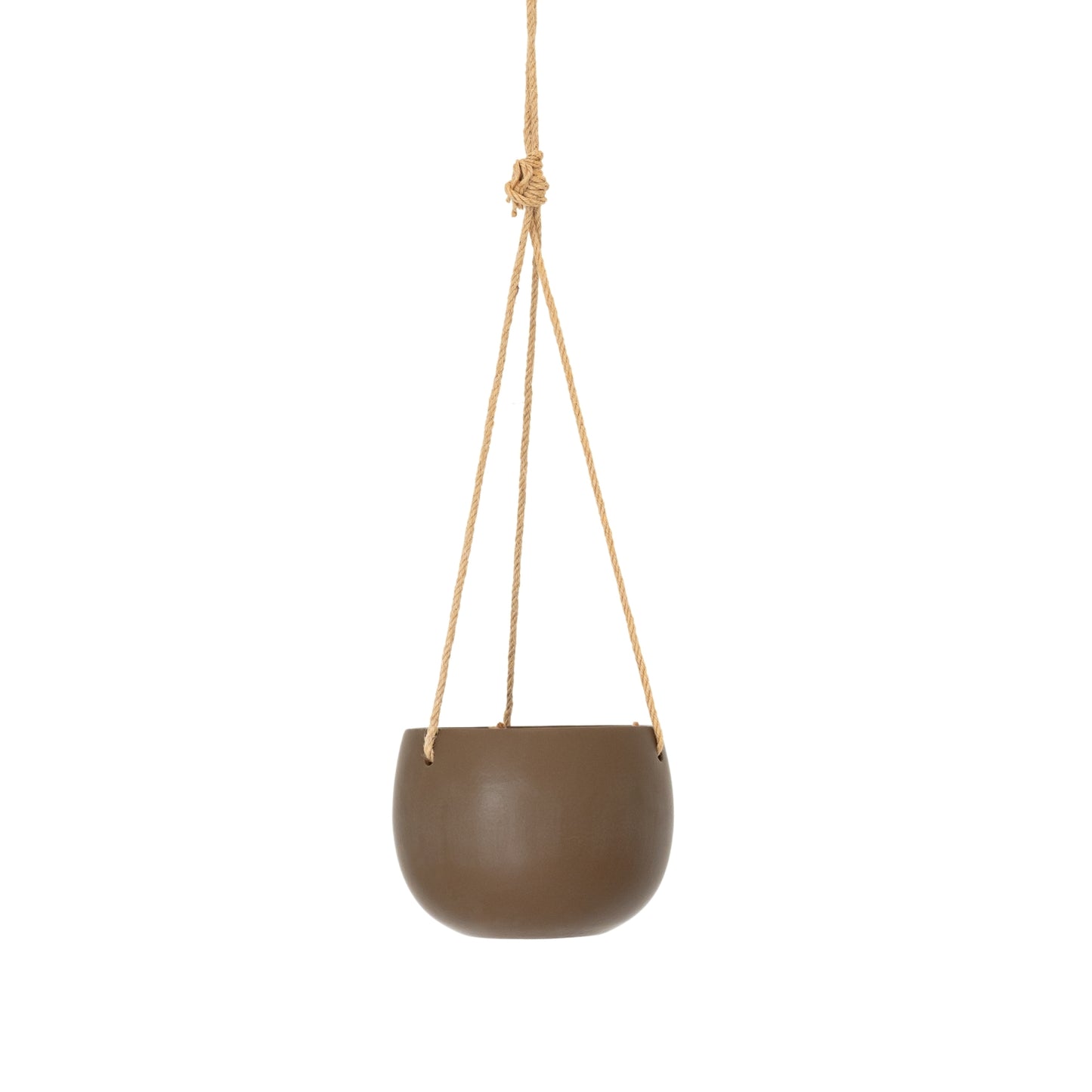 Lolly Ceramic Hanging Planter - Chocolate