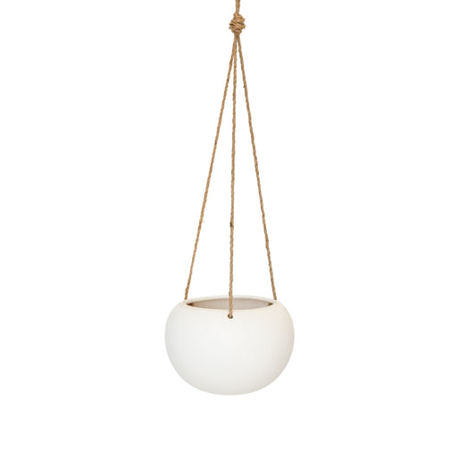 Orbi Hanging Planter Vanilla Large 16cm