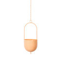 Metal Hanging Planter - Orange Fizz