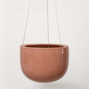 Glazed Earth - Medium Hanging Planter Ochre Gloss