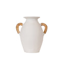 Riviera White with Rattan Vessel