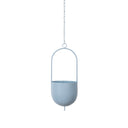 Metal Hanging Planter - Baby Blue