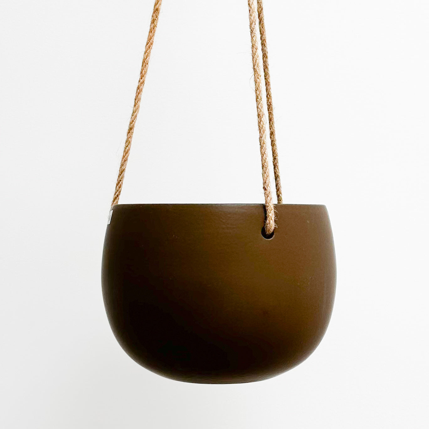 Lolly Ceramic Hanging Planter - Chocolate