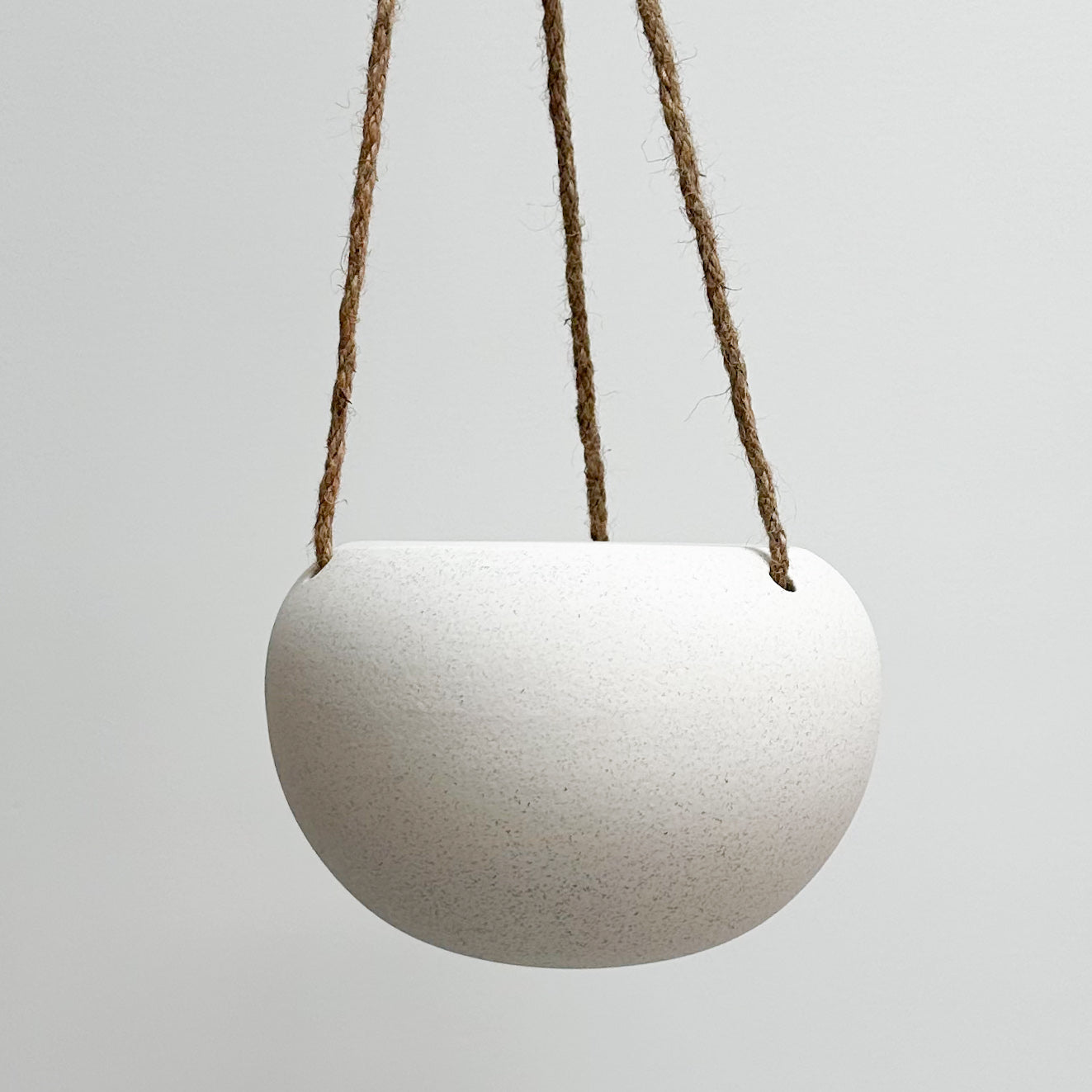 Orbi Hanging Planter Vanilla Small 14cm