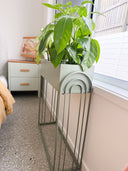 Large Metal Plant Stand - Eucalyptus Green