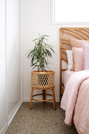 Gladys Rattan Planter Stand