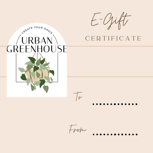 Urban Greenhouse E-Gift Certificate