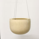 Glazed Earth - Medium Hanging Planter Speckled Clay