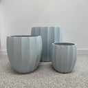 Maui Blue Set Of Three Pots