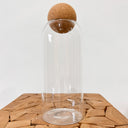 Large Glass Vessel With Cork Lid