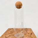 Extra Large Glass Vessel With Cork Lid