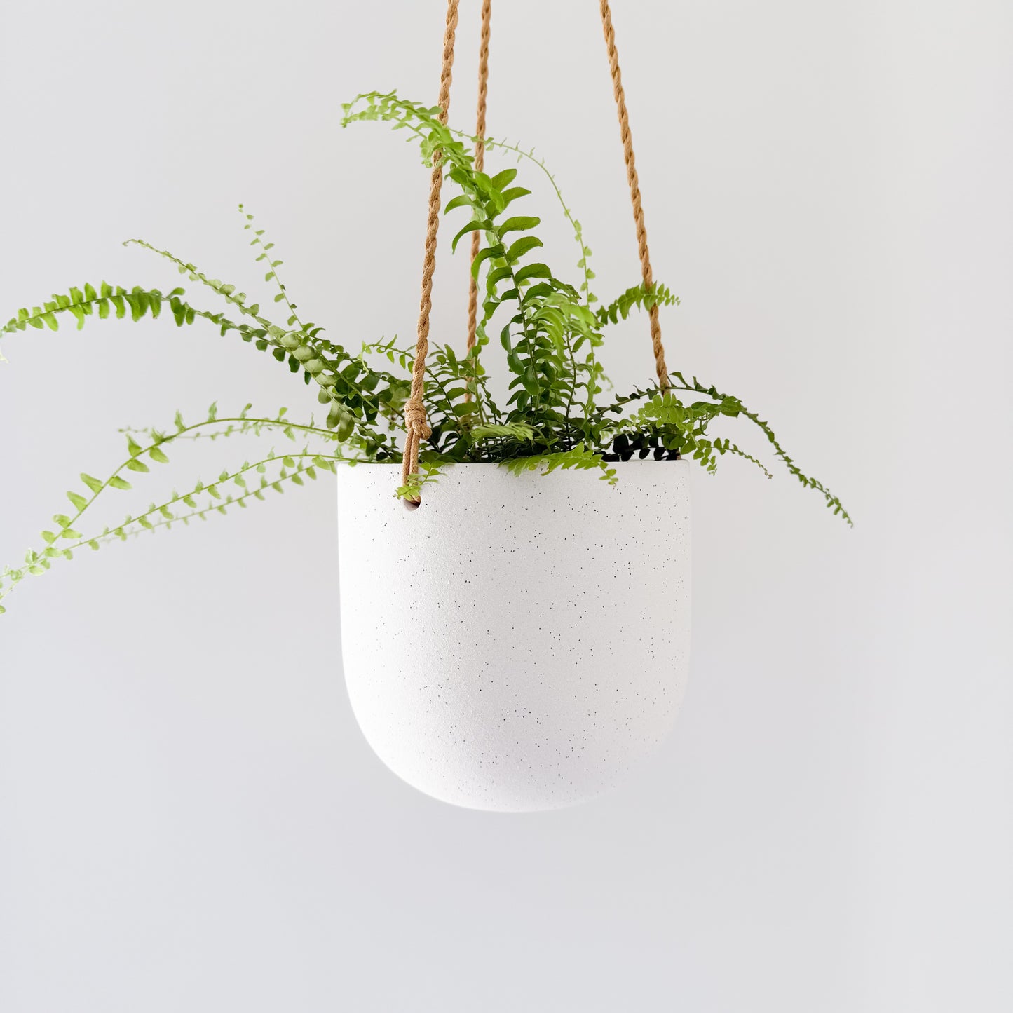 Flo Hanging Planter - White 14cm x 15cm