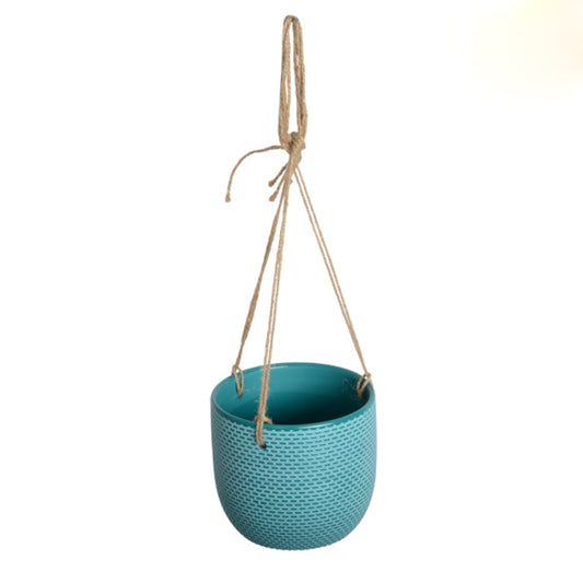 Daisy Hanging Planter Peacock 14.5cm