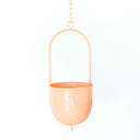 Metal Hanging Planter - Orange Fizz