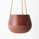 Iosetta Hanging Planter - Chestnut Large 16.5cm x 21.5cm