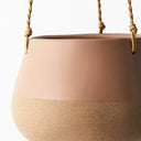 Iosetta Hanging Planter - Nude Medium 14cm x 18cm