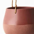 Iosetta Hanging Planter - Chestnut Medium 14cm x 18cm