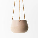 Iosetta Hanging Planter - Almond Small 12cm x 16cm