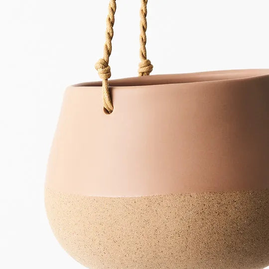 Iosetta Hanging Planter - Nude Small 12cm x 16cm