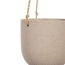 Flo Hanging Planter - Taupe Grey 14cm x 15cm