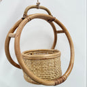 SECONDS Dorothy RATTAN HANGING PLANTER