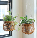 Maycee Rattan Hanging Planter - COMING SOON