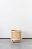 Bambi Round Rattan Plant Stand