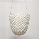 Shell Embossed Hanging Planter