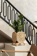 Sunny Square Rattan Plant Stand