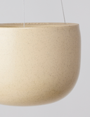 Glazed Earth - Large Hanging Bowl Speckled Clay