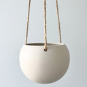 Orbit Hanging Planter Oatmeal Large 17cm