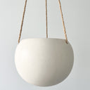 Orbit Hanging Planter Oatmeal Small 14cm