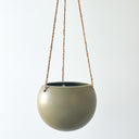 Orbit Hanging Planter Olive Large 17cm