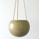 Orbit Hanging Planter Olive Large 17cm